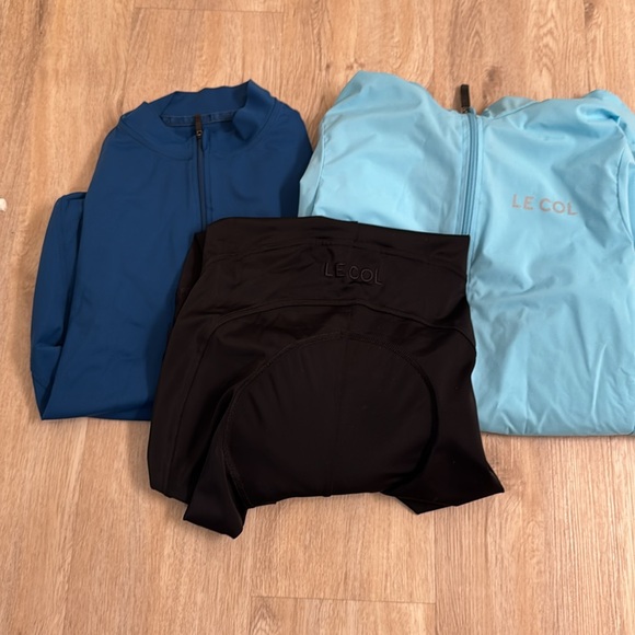 Le Col Black Cycling Bib Shorts, Jersey and Jacket - Picture 12 of 12